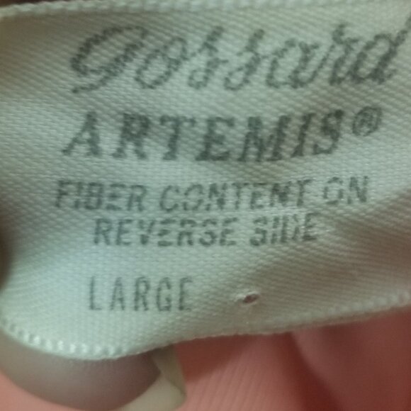 Vtg  1960s Gossard Artemis Coral Maxi Slip Dress Babydoll Fairy Nightgown Sz L - Picture 4 of 9